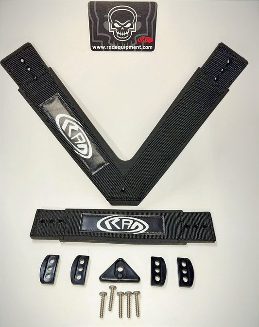 Set di cinghie a V Super sottile in soffice gomma logo RAD