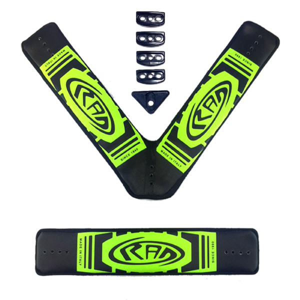 Set completo a V logo RAD - color brand design