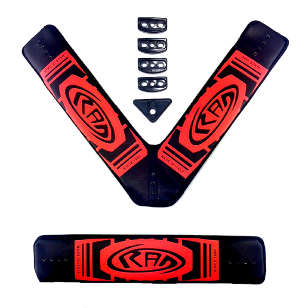 Set completo a V logo RAD - color brand design