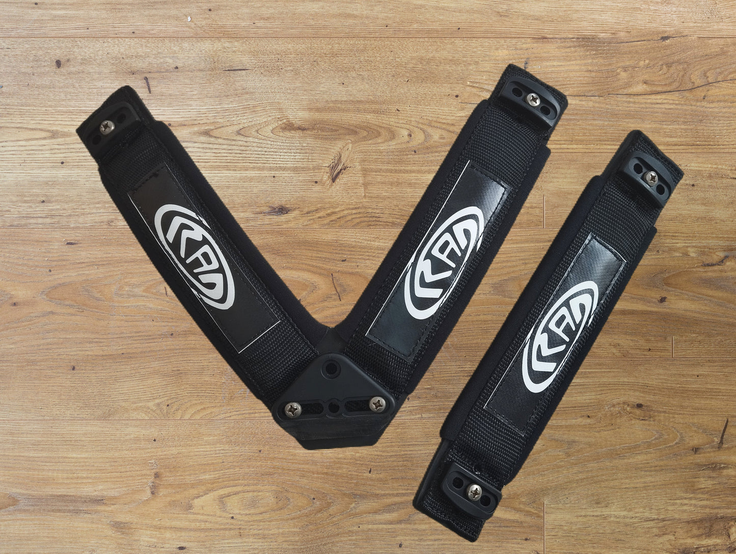 Set di cinghie a V in gomma e neoprene logo RAD